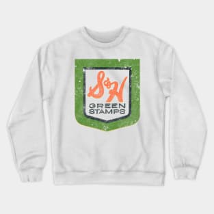 Green Stamps distressed Crewneck Sweatshirt